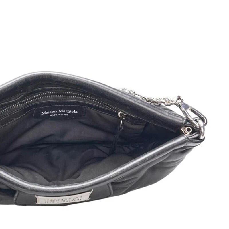 Borsa a tracolla Maison Margiela nera glam slam tappeto rosso