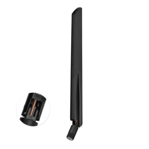 2pcs Antenne Tri-Bande WiFi 6E 2,4GHz 5GHz 6GHz RP-SMA Mâle pour Routeur WiFi USB - Photo 9/13