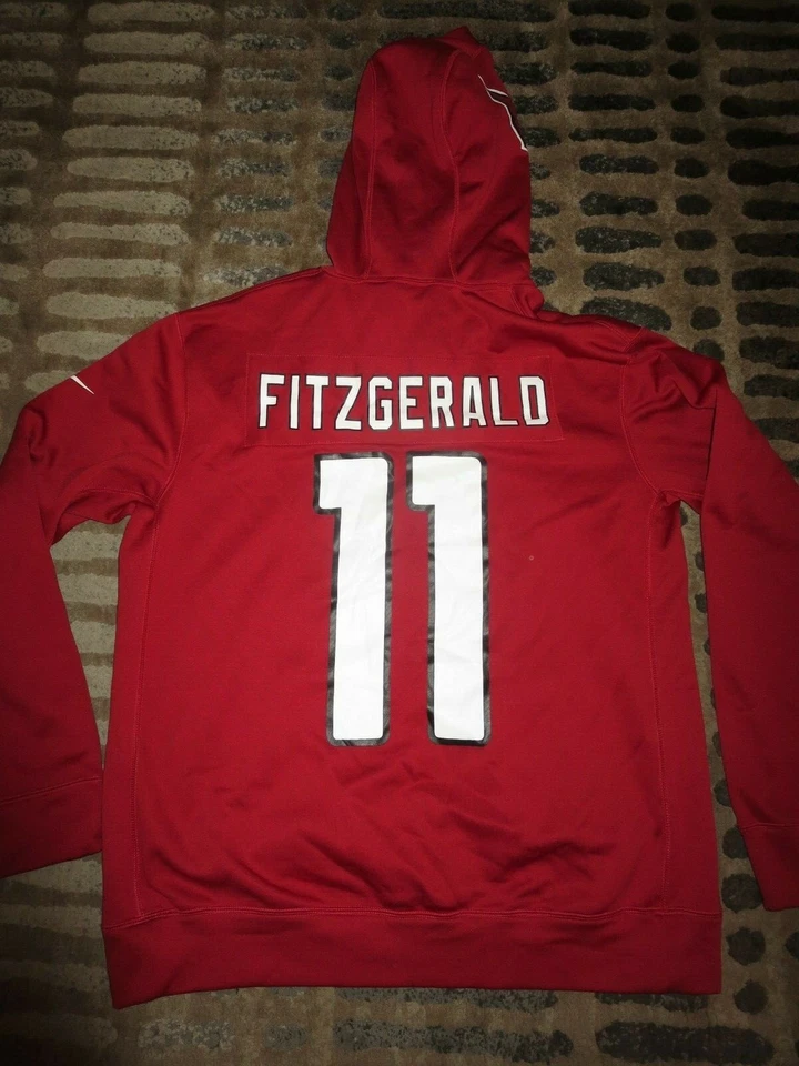 Larry Fitzgerald #11 Arizona Cardinals NFL Nike Jersey Sudadera con Capucha Mediana M Foto 3 de 3