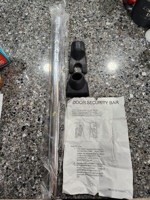 Metal Safety Door Security Bar Adjustable 310603 - NEW