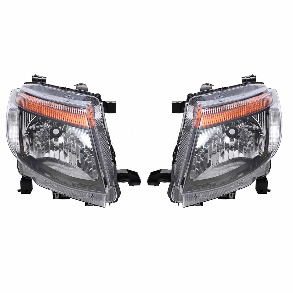 NEW Pair LH+RH Head Light Lamp Black For Ford Ranger PX 11~15 XL XLS Wildtrak - image 3 of 4
