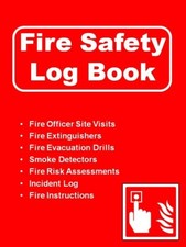 Fire Safety Log Book Logbook A4 Comb Bound Fire Drill, Record Keeping HMO