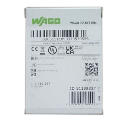 1PC WAGO 750-337 750337 PLC Module In Box 4045454526900| eBay