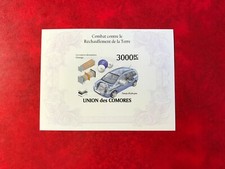COMORES COMOROS 2010 MNH IMPERFORATE ALTERNATIVE ENERGY SOURCES CAR