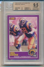 1989 Score Supplemental Mel Owens (#369S) BGS9.5 BGS