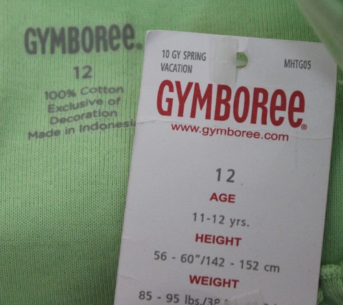 2010 Gymboree Popsicle Party Shirt sz 12 Ice Cream Cone Rhinestones Tank Top NEW - Picture 5 of 5