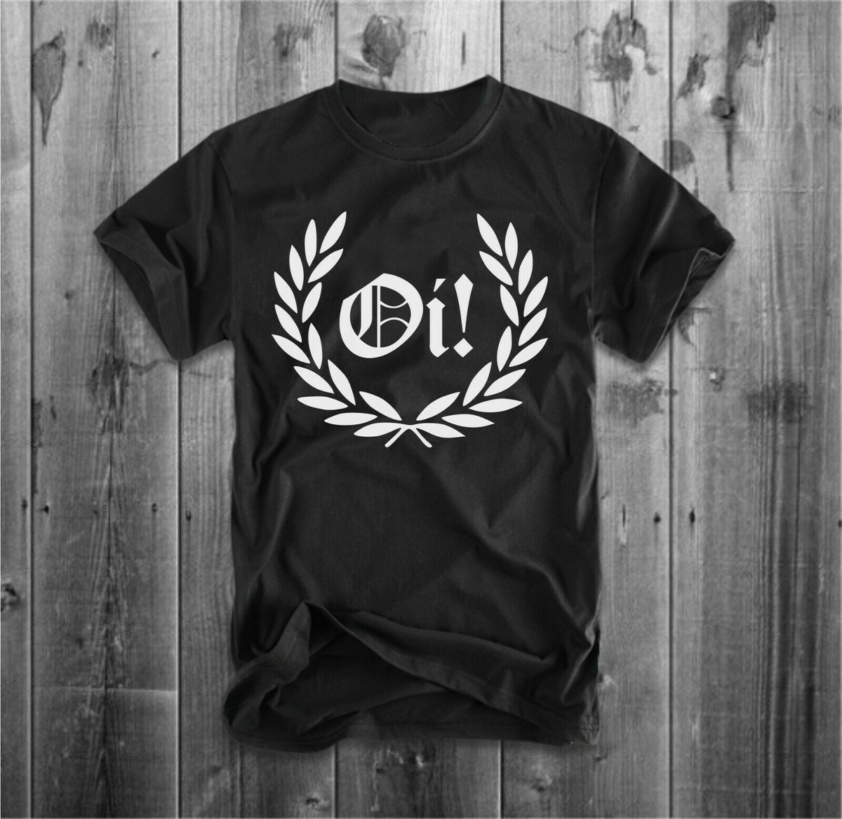 Oi T-Shirt Laurel Skinhead Punk Rock Streetpunk | eBay