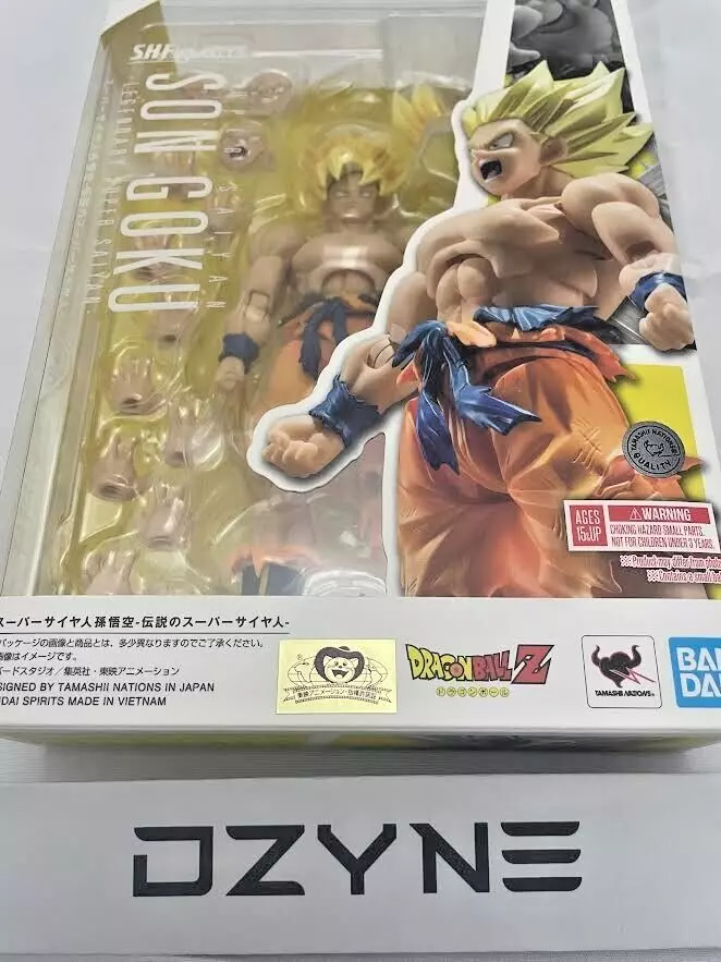 TAMASHII NATIONS - Super Saiyan Son Goku Legendary Super Saiyan Dragon Ball  Z, SH Figuarts Action Figure