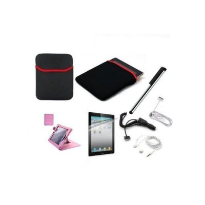 iPad 2 Premium Bundle 7 Zubehörset Komplettset Alles was man für iPad 2,3 braucht