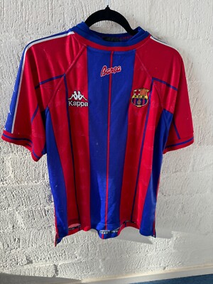 Kappa Jersey M Red Blue Original Barcelona 97-98 Football