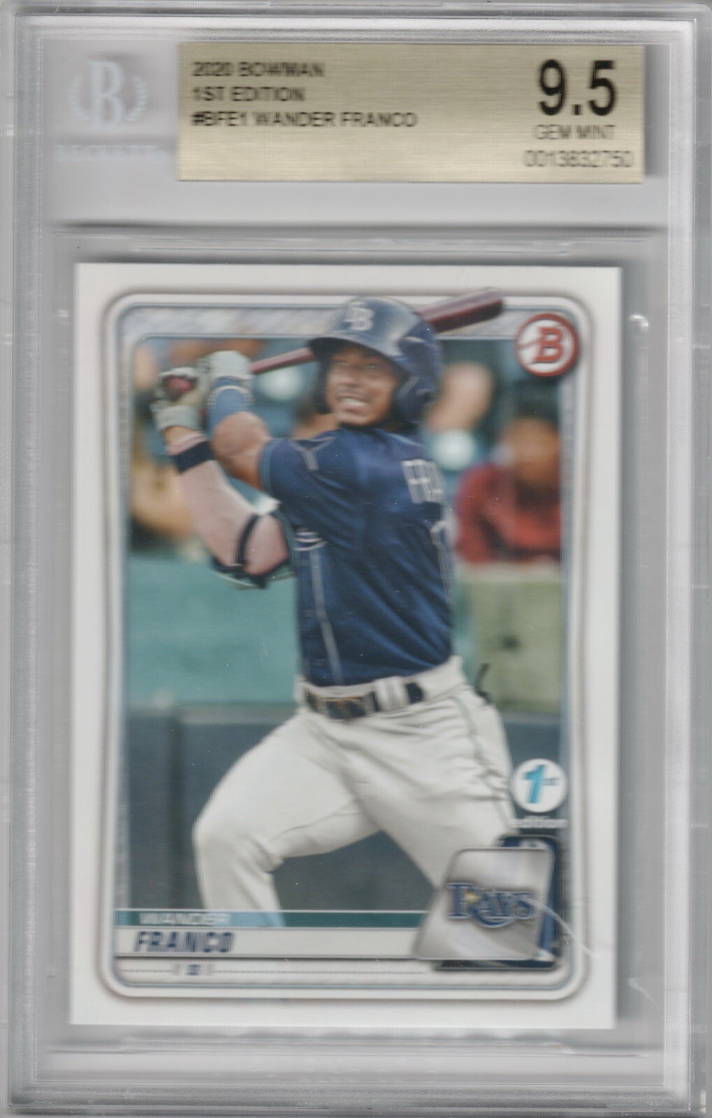 2020 Bowman 1st Edition Wander Franco BFE-1 BGS 9.5