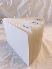 BAOHONG Artists' Grade Paper, Sample Pad, 4.1x5.7", 100% Cotton, 140lb/300gsm,1