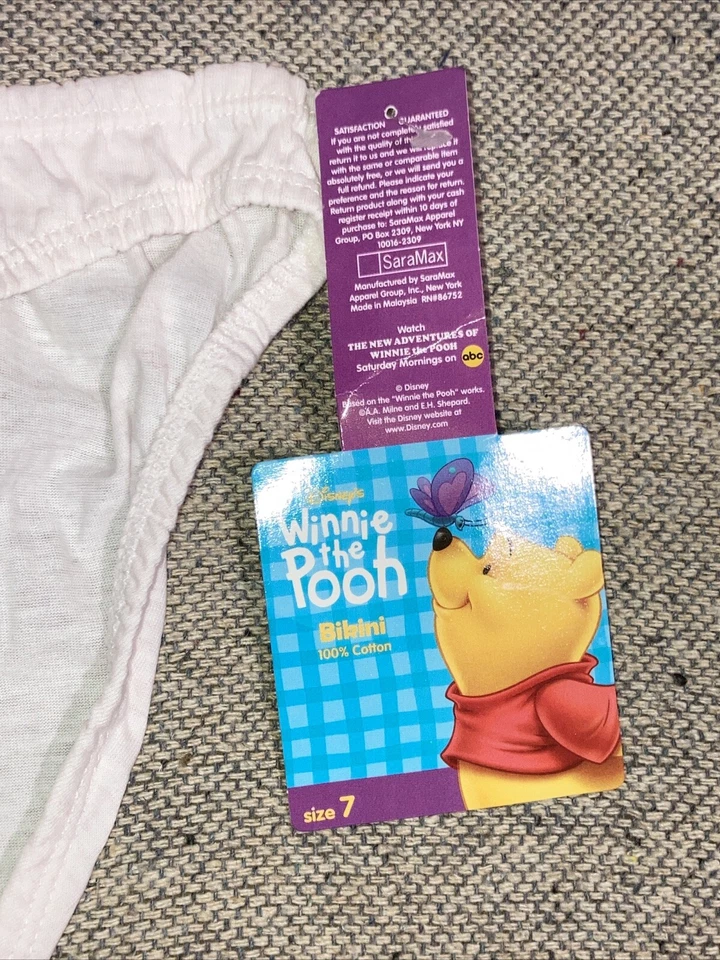Bragas de Colección Disney Winnie The Pooh Piglet Gráficas Algodón Corte Alto Para Mujer’s 7 Foto 4 de 4