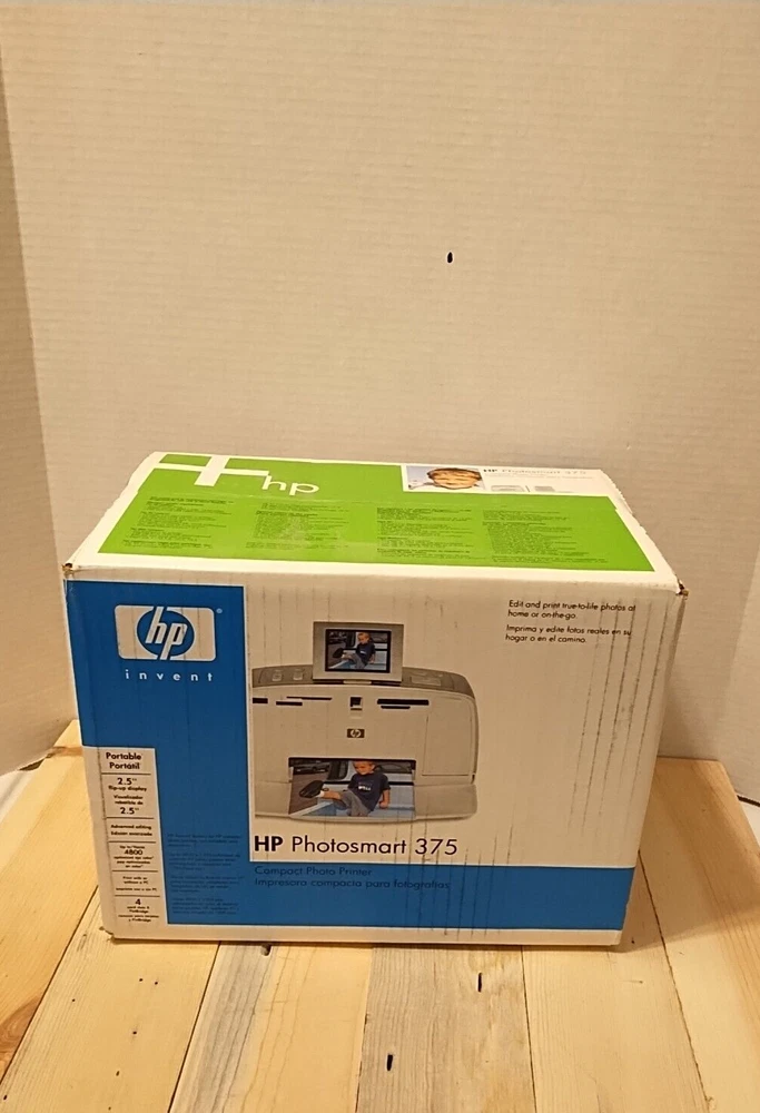 HP Photosmart 375 compact Photo Printer New