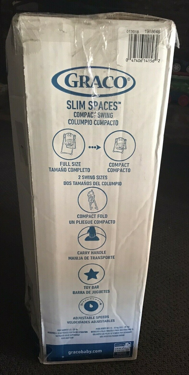 graco compact swing batteries