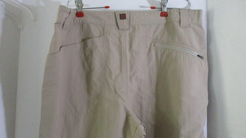 ROYAL ROBBINS BRONCEADO CREMALLERA PIERNAS ~ TOBILLOS CON CREMALLERA ~ PANTALONES DE SENDERISMO DE NAILON ~ Para hombres 36x32 - Imagen 5 de 7