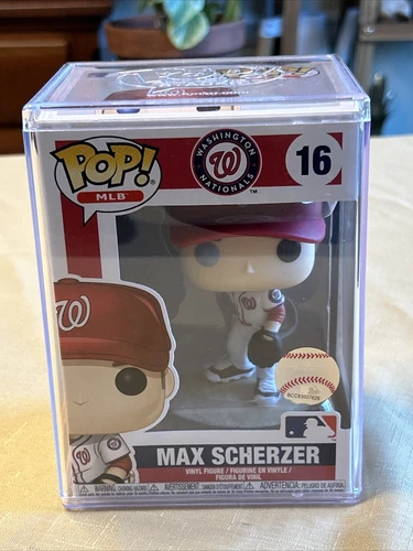 Funko PoP! #16 Max Scherzer-MLB- in Stacks Acrylic Hard Case Protector (White U)