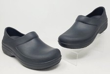 Crocs Womens Neria Pro II Clogs Slip On Work Shoes Size 11 Black