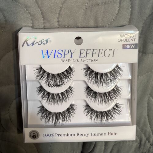 Kiss Wispy Effect Eyelashes 100% Premium Remy Human Hair