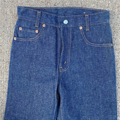Deadstock NWT Vintage 1980's Levi's 302-0117 Shrink To Fit Dark