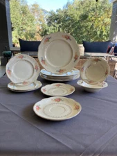 Homer Laughlin M207 by Home laughlin - 13 Pieces of Vintage Dinnerware