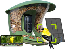 Smart Bird Feeder with Camera - Solar-Powered, AI Bird Identification, Gift Idea