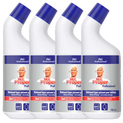 4 x 750 ml  Meister Proper   Professional Desinfektion WC-Reiniger