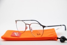 NEW RAY-BAN RB 6375 3135 GUNMETAL BLUE ROUND AUTHENTIC EYEGLASSES 53-18