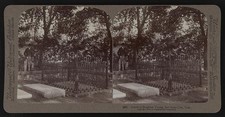 Photo:Salt Lake City Utah Brigham Young Grave 1904 Cemetery Monument