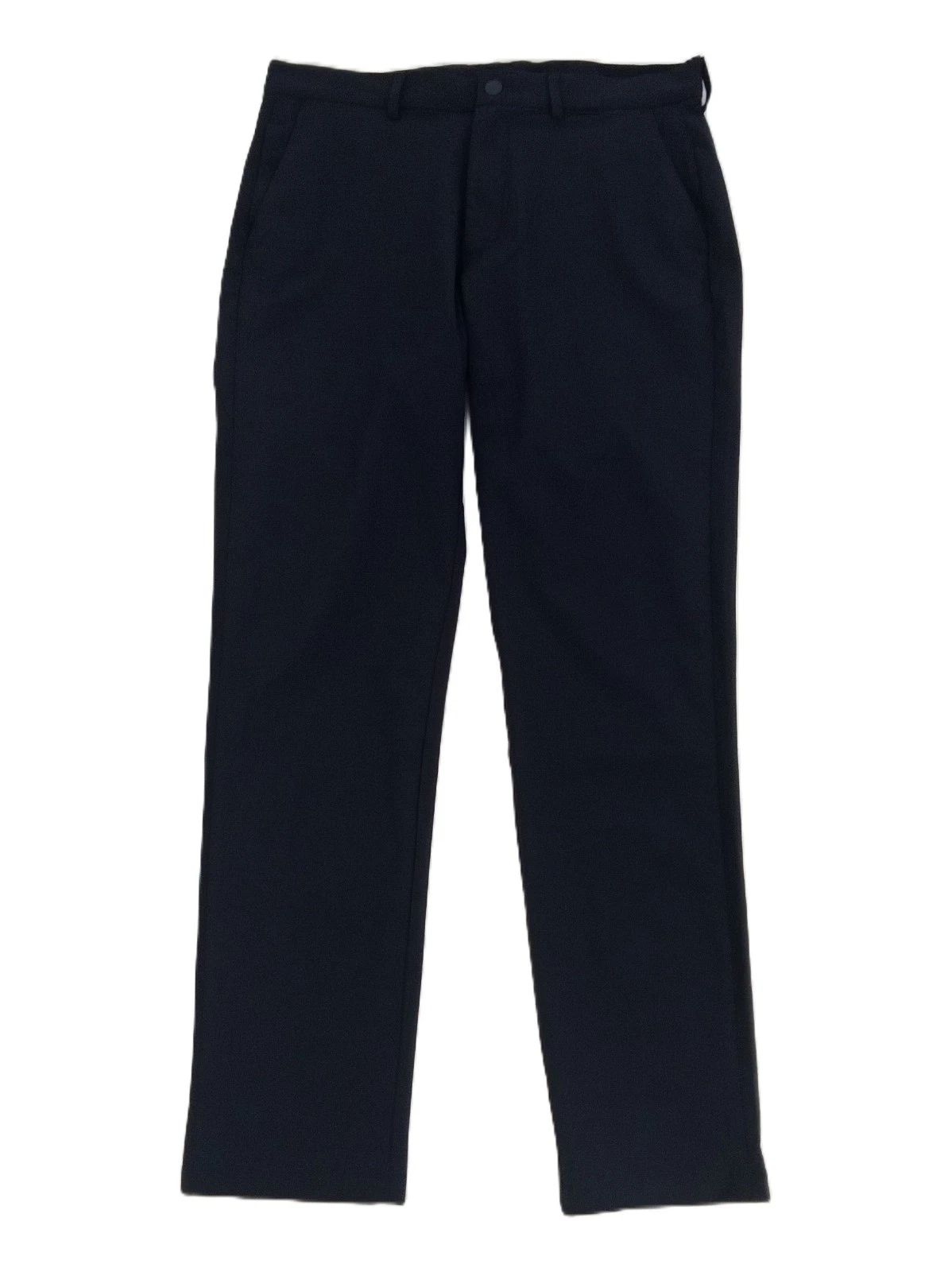 Autograph Men's Performance Trousers Chinos Navy Slim Fit Wicking Pocket Zip New