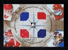 2006-07 Silver 1/20 Vladislav Tretiak Vladimir Myshkin Sergei Mylnikov HOF 7i6