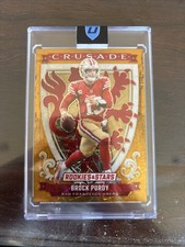 2025 Panini Rookies & Stars - Crusade Brock Purdy Gold SSP #'d/10