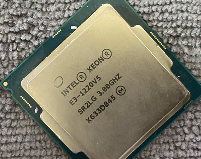 Intel Xeon E3-1220V5 3.00Ghz Quad-Core 8MB Cache LGA 1151 Processor P/N: SR2LG