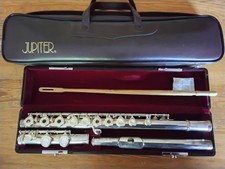 JUPITER Querflöte K.H.S. Taiwan Versilbert o. Neusilber High Quality Flute