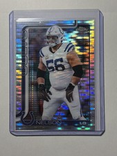 Quenton Nelson 2025 Topps Chrome Pulsar Refractor #144 Indianapolis Colts NFL