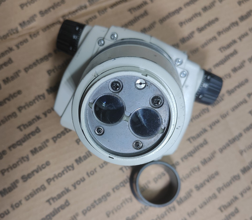 Missing LENS! Nikon SMZ-1 Stereoscopic Microscope head w/o Lenses. parts - Picture 3 of 6