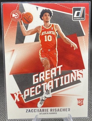 2024-25 Donruss Zaccharie Risacher Great X-Pectations RC #25