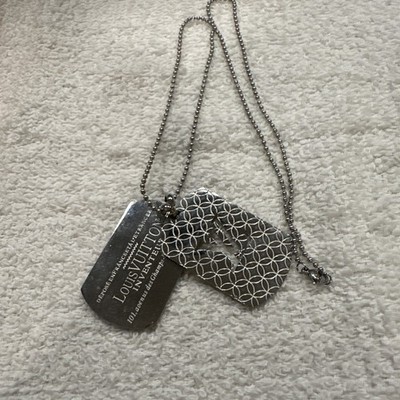 Louis Vuitton Dog Tag Necklace | eBay