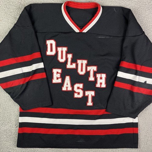 Vintage Duluth East Greyhounds Hockey Jersey High School Minnesota MN