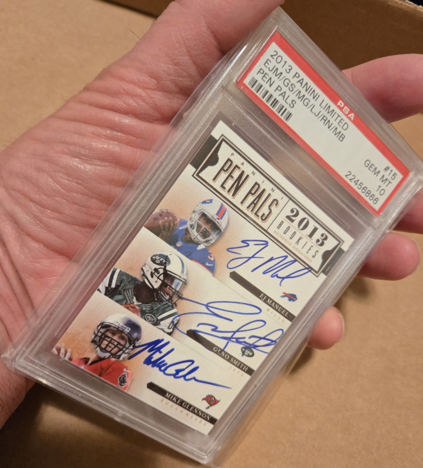2013 Panini Limited Pen Pals Rookie Autos #15 *PSA 10 *See Card For Player Info view 5