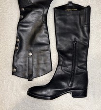 Bottines Arturo Chiang 'Reiden' à Franges - Taille US 7 (Pointure 37-38) - Noires - Neuves Avec Boîte