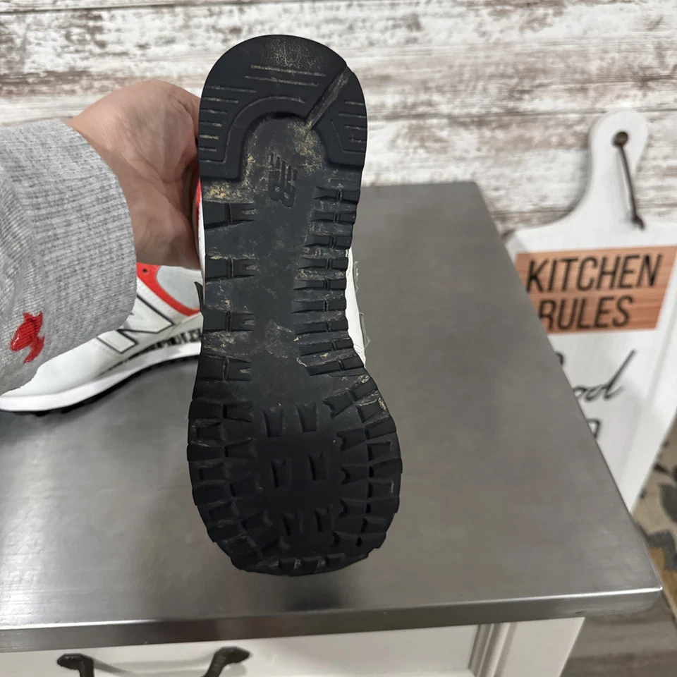 Zapatos para mujer New Balance WMNS 574 2021 'White Ghost Pepper' talla 8 de Estados Unidos Foto 4 de 4