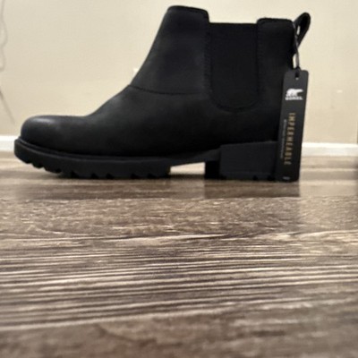Sorel Women's Emelie Chelsea Boot -  Waterproof - Black - Size 5 USA 