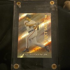 Pinnacle 1994 Score Select Salute Cal Ripken SS 1 Baseball Card Orioles