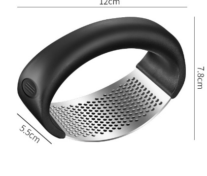 Stainless Steel Garlic Masher, Garlic Press Crusher Tool for the Kitchen - Picture 4 of 6