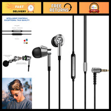 High-Res Triple Driver In-Ear Earphones, Bass-Driven Sound, MEMS Mic, Remote - S