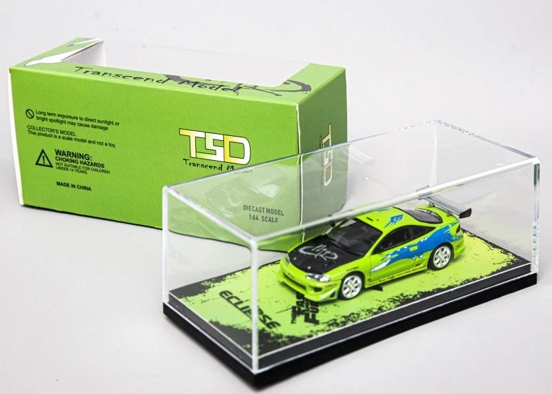 MITSUBISHI Eclipse - Fast & Furious  - green - TranscendModel 1:64 - Immagine 4 di 4