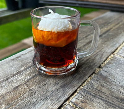 MINI ROOT BEER FLOAT CANDLE (SET OF TWO CANDLES)
