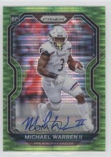 2020 Panini Prizm Rookie Neon Green Pulsar Michael Warren II #345 Auto 0m4q