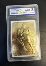 1998 Fleer 23KT Gold Michael Jordan 86' Rookie Sticker, WCG 10, A